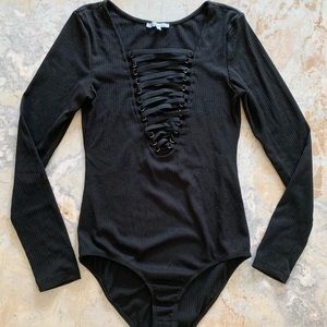 Lace up bodysuit